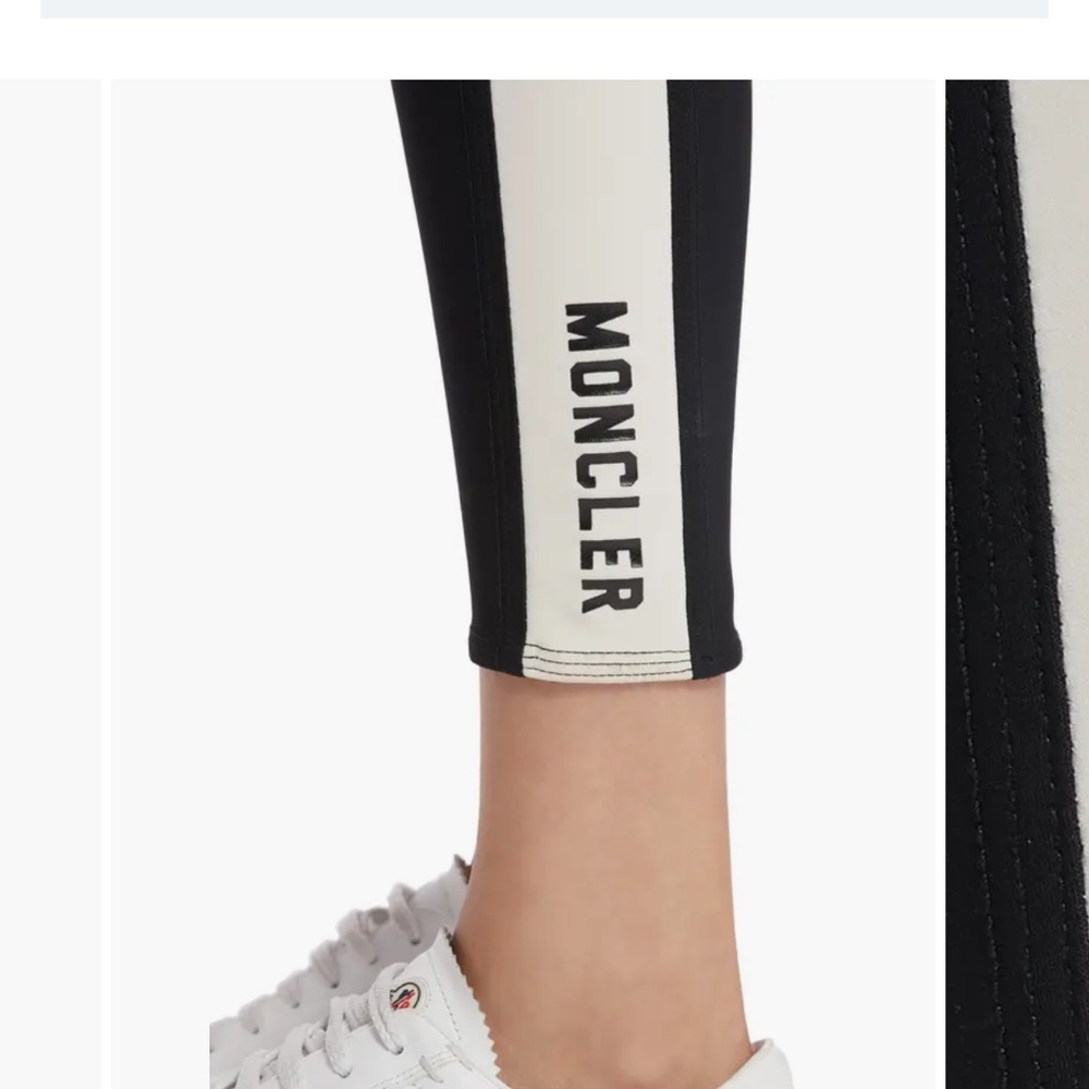MONCLER Striped leggings size S